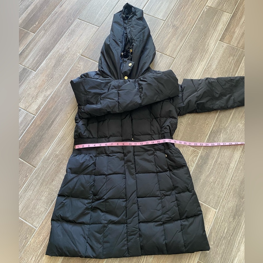 Cole Haan Signature Hooded Down and Feather Jacket - Picture 7 of 15